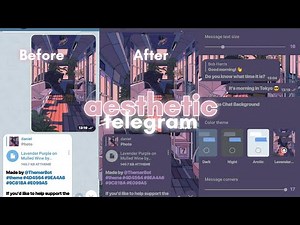How To Custom Telegram's Wallpaper (Aesthetic Telegram)
