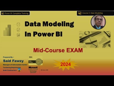 Data Modelling in Power BI: Mid-Course Exam (Arabic)