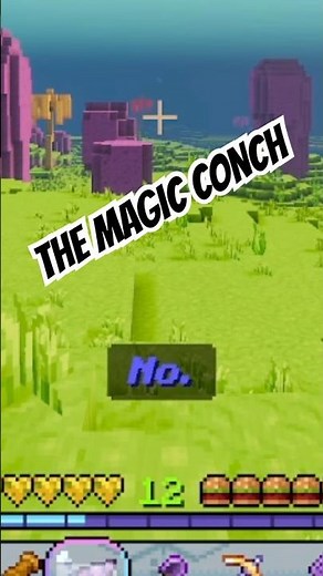 The Magic Conch #Minecraft #Spongebob