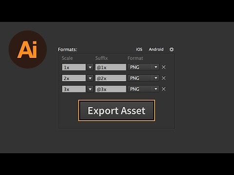 How to Quickly Export Assets in Illustrator
