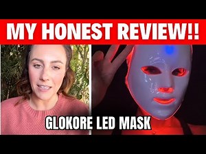 Does GLOKORE LED MASK Work? - (HONEST REVIEW!) - Glokore LED Mask Reviews - Red Light Therapy Mask