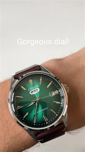 Citizen Automatic Green Sunburst Dial (NH8390-03XE) - Watch Unboxing #citizen #citizenwatch #watch #watches #watchesoftiktok #unboxing