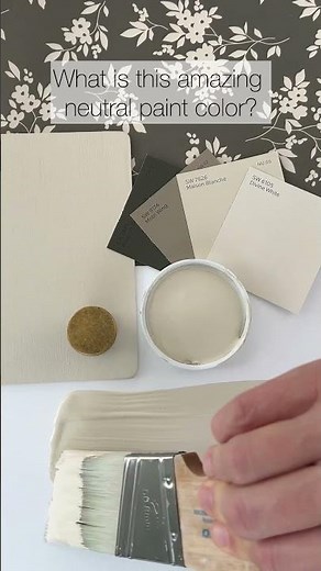 Maison Blanche by Sherwin Williams is an amazing off-white paint color with a slight beige undertone