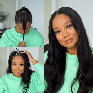 Back To Sew-Ins❓ No Glue, No Lace❗ 😍😍Super Easy Install #UNiceVpartWig Link:https://bit.ly/3wgGowq Pay Only $37 Firstly With Klarna&Sezzle&Paypal&Quadpay, Use Code Save More 👉10% Off over $159【Code:FBUNice10】 #UNiceWig #UNiceHair #UNice | UNice