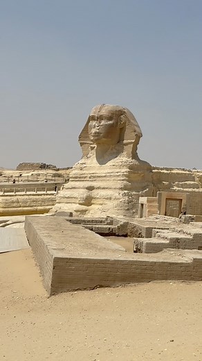 A sphinx is a mythical creature with a lion's body and a human head, often associated with guarding tombs or representing power. In Greek mythology, the sphinx was a winged monster that posed riddles and killed those who couldn't solve them. The most famous example is the Great Sphinx of Giza in Egypt, which is believed to have been carved during the reign of Pharaoh Khafre!! #Turismo #pyramids #sphinx #giza #Holidays #daytrip #Egypt #ausflug #beauty #pyramidsofegypt | BMS TOURS & Transfer Hurgh
