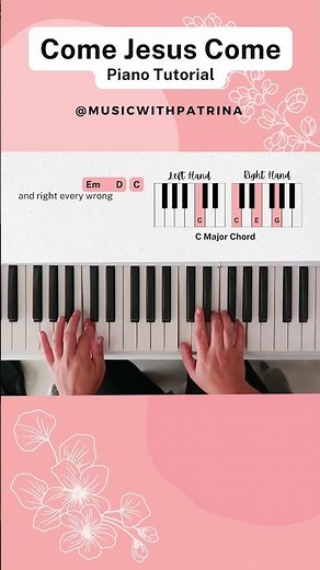 Come Jesus Come (Part 4) | Easy Piano Tutorial