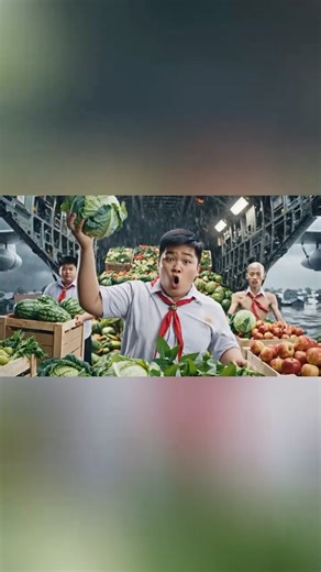 Hung Troc and Ti Beo dropped 1 billion green vegetables to help people #capybara #shorts