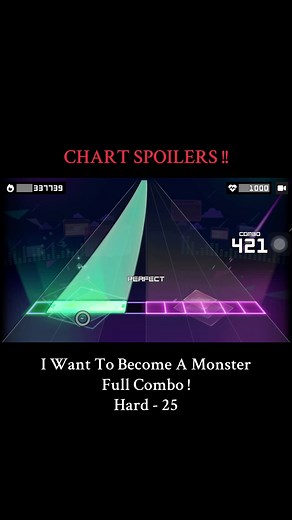 Desafiando a 'I Want To Become A Monster' en Sonolus