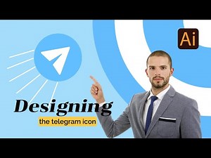 Craft the Iconic Telegram Logo Like a Pro in Adobe Illustrator!