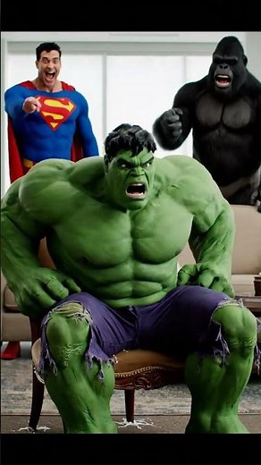 When Hulk Sat on the Wrong Chair 😭😂 Funny Prank marvel animation