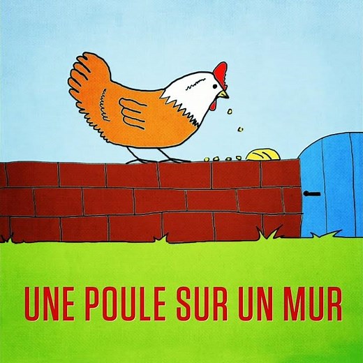Une poule sur un mur (Qui picote du pain dur)
