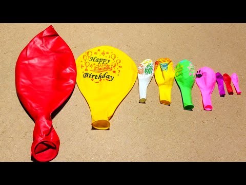 Different Types of Balloons Experiment | 6, 12, 18, 24, 30 Inches – Which Holds the Most Pressure?