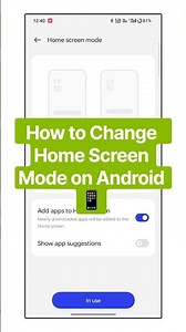 How to Change Home Screen Mode on Android 📱 | Home Screen Mode Settings