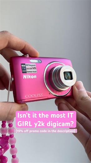 I’m giving away ONE promo code for 15% OFF this Nikon Coolpix S3500 in pink colour 💝 #nikoncoolpix