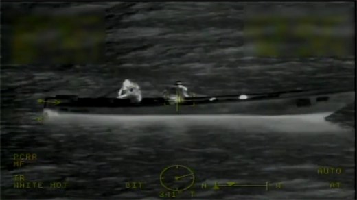 Footage of pirates attacking US Navy ship