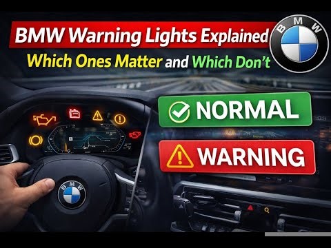 BMW Warning Lights You Can Ignore (And The Ones You Can’t)