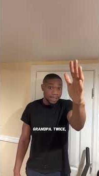 How to sign grandpa in ASL