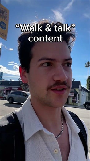 Walk and talk style videos make every minute of downtime an opportunity to create content.