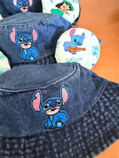 Stitch Kids Denim Bucket Hat , (3-6 Years Old ) - Etsy