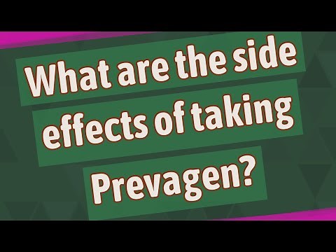 What are the side effects of taking Prevagen?