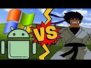 M.U.G.E.N. Battles - Windows XP-Android vs Kung Fu Man-2