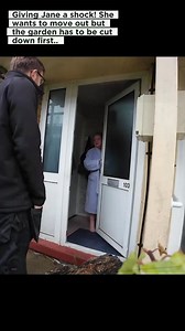 158K views · 1K reactions | Jane didn't know we were coming, so she was completely surprised when she opened the door. #cleaningtiktok #uktiktok #cleanup #cleantok #help | Gardenofhope | Facebook