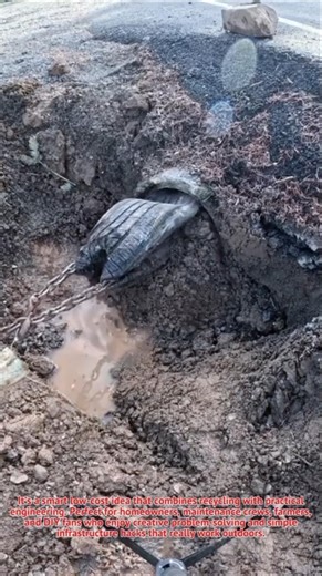 Genius Tire Drain Filter Stops Roadside Clogs