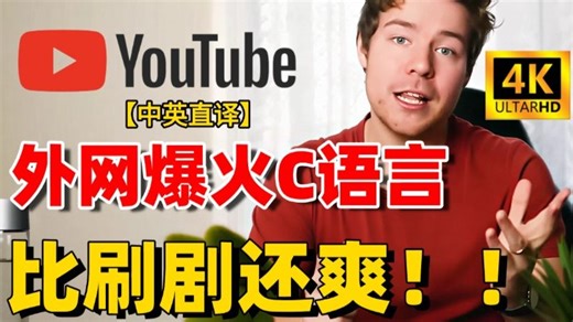 【中文字幕】国外Youtube上爆火的C/C  实战教程，千万级播放收藏，零基础小白20小时入门到实战，满足你对C  的所有渴望！！！