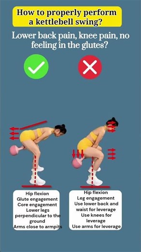 If it feels like legs, arms, or back… it’s wrong.