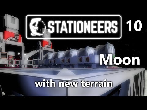 Stationeers new terrain MOON playthrough 2025-07-07, 3.5h, E10: Faster DeepMining/garage/debugging