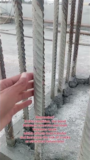 Concrete bonding with reinforcement | Common site mistake explained