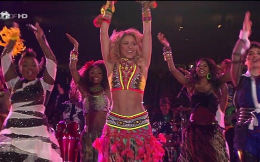 WakaWaka南非世界杯拉丁女王夏奇拉闭幕典礼表演