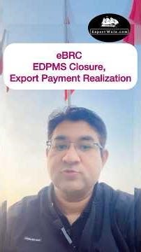 eBRC Export Payment Closure #edpms #exportpayment #export #ebrc