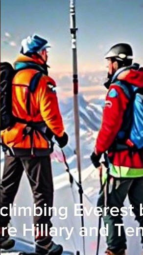 The First Climbers on Mount Everest | Edmund Hillary & Tenzing Norgay Story #everestday #mount