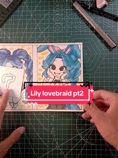 Lily lovebraid..💙 #lilylovebraid #art #lilylovebraidspoppyplaytime #poppyplaytimechapter5 #drawing