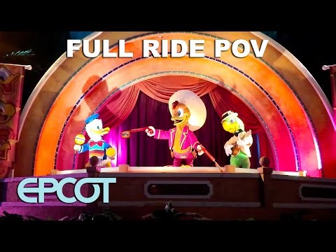 Gran Fiesta Tour Starring The Three Caballeros | EPCOT Ride POV in 4K