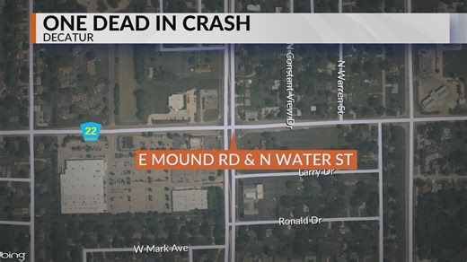 Decatur man dies in two-vehicle crash Wednesday morning
