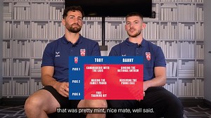 2.1K views · 18 reactions | 樂 The best things about being in the #EnglandRL set up are... ️ Toby King and @dannyjoewalker gave their answers on 'England Rugby League Draft'! | EnglandRL | Facebook