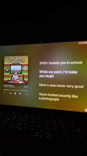 Paolo Nutini - Growing Up Beside You. What a wholesome heartwarming song from Paulo. Can't believe this came out in 2009, that's 17 years ago #paulonutini #growingupbesideyou #throwback #lyricsedit #lyrics_video