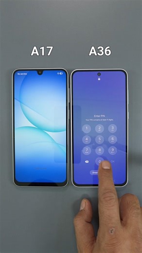 Samsung A17 vs Samsung A36 Start Up Speed Tesr