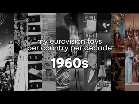 eurovision 1960s - my favourites per country