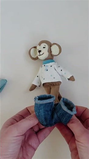 Monkey Family Sewing Pattern PDF | DIY Stuffed Animal Doll Family Tutorial