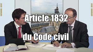 L’article 1832 du Code civil | Canal U