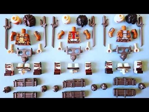 LEGO CUSTOM attack on titan build | Levi, Mikasa, Eren | unofficial