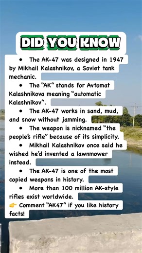 613K views · 4.2K reactions | The Untold Story of the AK-47 — World’s Most Famous Rifle! #facts | Devlop Express | Facebook