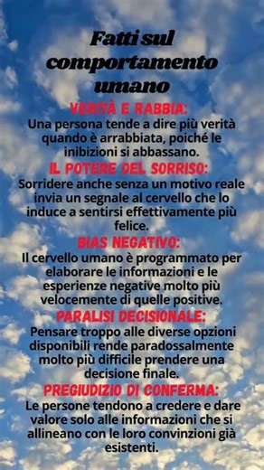 5 Fatti sulla Psicologia Umana che Devi Conoscere