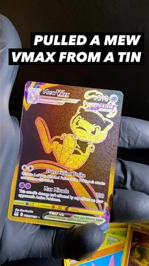 LOST ORIGIN Sword and Shield Pokemon TIN Mew VMAX Fusion Strike