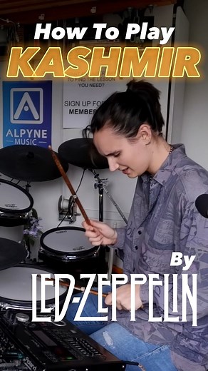 103K views · 1.6K reactions | Unlock the mystique of Led Zeppelin’s “Kashmir” on the drums with this step-by-step guide on the main groove Mr Bonham plays! #ledzep #ledzeppelin #drumlessons #drummersofinstagram #drummergirls | Love To Learn Drums | Facebook