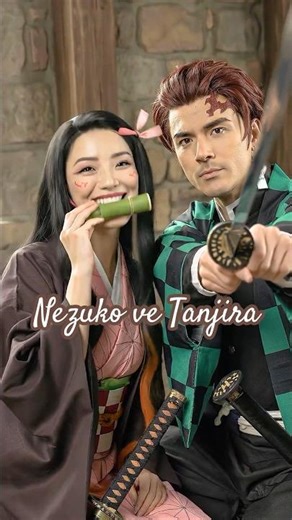Nezuko and Tanjiro's Siblinghood Comes to Life in Cosplay! 🔥 #nezukokamado #tanjirokamado #cosplay