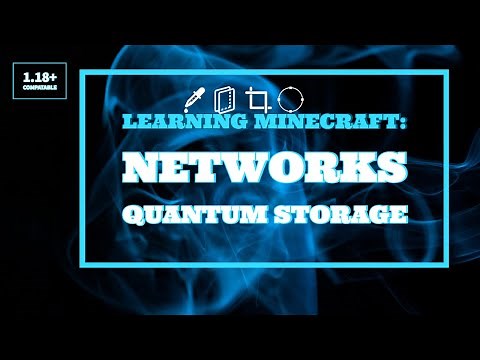 Minecraft Slimefun Networks Quantum Storage Dust and Ingot Farm Tutorial